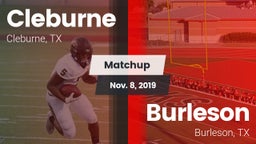 Matchup: Cleburne  vs. Burleson  2019