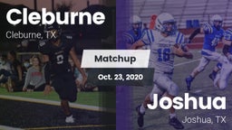 Matchup: Cleburne  vs. Joshua  2020