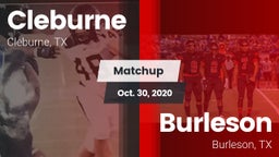 Matchup: Cleburne  vs. Burleson  2020