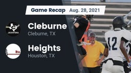 Recap: Cleburne  vs. Heights  2021