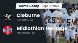 Recap: Cleburne  vs. Midlothian Heritage  2023