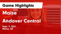 Maize  vs Andover Central  Game Highlights - Sept. 9, 2021