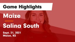 Maize  vs Salina South  Game Highlights - Sept. 21, 2021