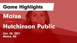 Maize  vs Hutchinson Public  Game Highlights - Oct. 20, 2021