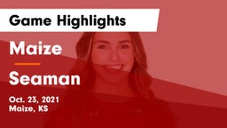 Maize  vs Seaman  Game Highlights - Oct. 23, 2021