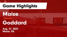 Maize  vs Goddard  Game Highlights - Aug. 27, 2022