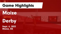 Maize  vs Derby  Game Highlights - Sept. 6, 2022