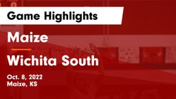 Maize  vs Wichita South  Game Highlights - Oct. 8, 2022