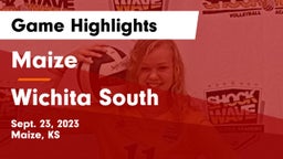 Maize  vs Wichita South  Game Highlights - Sept. 23, 2023