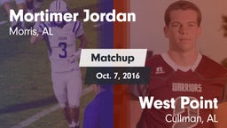 Matchup: Jordan  vs. West Point  2016