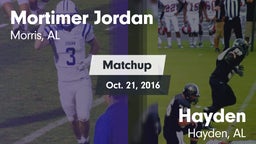 Matchup: Jordan  vs. Hayden  2016
