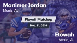 Matchup: Jordan  vs. Etowah  2016