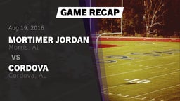 Recap: Mortimer Jordan  vs. Cordova  2016