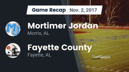 Recap: Mortimer Jordan  vs. Fayette County  2017