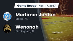 Recap: Mortimer Jordan  vs. Wenonah  2017