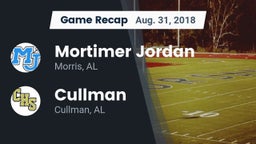 Recap: Mortimer Jordan  vs. Cullman  2018