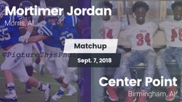 Matchup: Jordan  vs. Center Point  2018