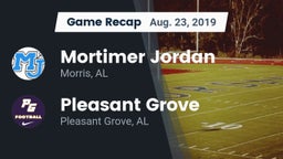 Recap: Mortimer Jordan  vs. Pleasant Grove  2019