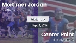 Matchup: Jordan  vs. Center Point  2019