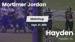 Matchup: Jordan  vs. Hayden  2019