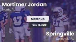 Matchup: Jordan  vs. Springville  2019