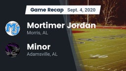 Recap: Mortimer Jordan  vs. Minor  2020