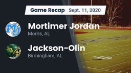 Recap: Mortimer Jordan  vs. Jackson-Olin  2020