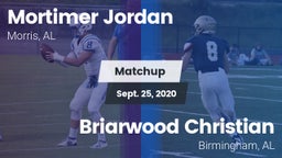 Matchup: Jordan  vs. Briarwood Christian  2020