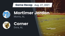 Recap: Mortimer Jordan  vs. Corner  2021