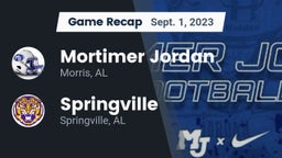 Recap: Mortimer Jordan  vs. Springville  2023