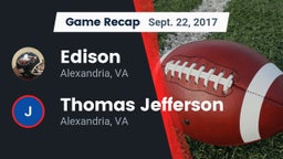 Recap: Edison  vs. Thomas Jefferson  2017