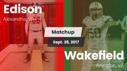 Matchup: Edison  vs. Wakefield  2017