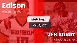 Matchup: Edison  vs. JEB Stuart  2017