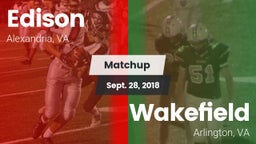 Matchup: Edison  vs. Wakefield  2018