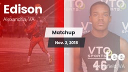 Matchup: Edison  vs. Lee  2018