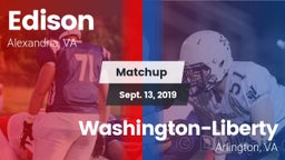 Matchup: Edison  vs. Washington-Liberty  2019