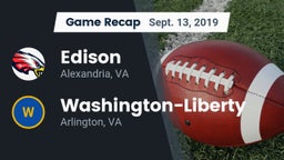 Recap: Edison  vs. Washington-Liberty  2019