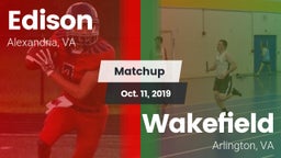 Matchup: Edison  vs. Wakefield  2019