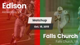 Matchup: Edison  vs. Falls Church  2019