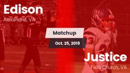 Matchup: Edison  vs. Justice  2019