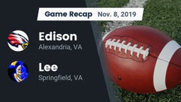 Recap: Edison  vs. Lee  2019