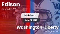 Matchup: Edison  vs. Washington-Liberty  2020