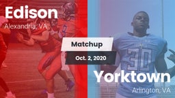Matchup: Edison  vs. Yorktown  2020