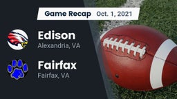 Recap: Edison  vs. Fairfax  2021