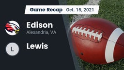 Recap: Edison  vs. Lewis 2021