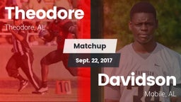 Matchup: Theodore  vs. Davidson  2017