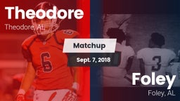 Matchup: Theodore  vs. Foley  2018