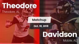Matchup: Theodore  vs. Davidson  2018