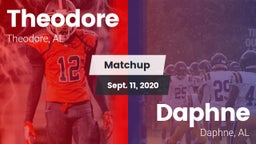 Matchup: Theodore  vs. Daphne  2020