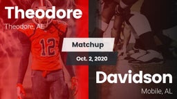 Matchup: Theodore  vs. Davidson  2020